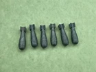 Vintage 12" Gi Joe  6 MORTAR SHELLS from Heavy Weapons Set     Excellent