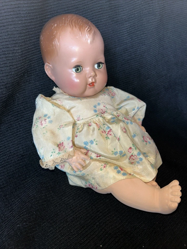 Bebé niña Gerber The Sun Rubber Co. Barberton, Ohio años 50 Foto 3 de 4