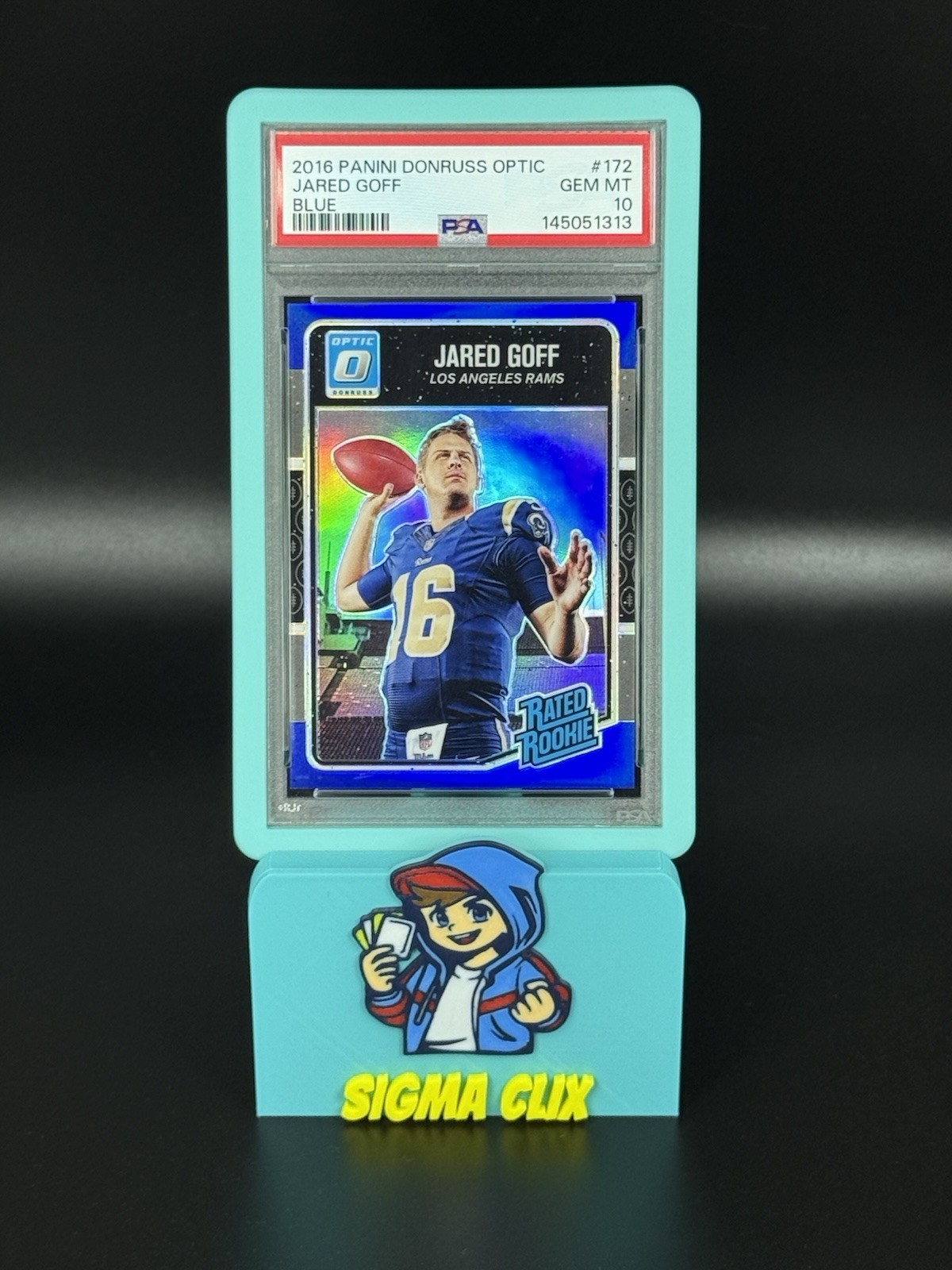 Jared Goff Panini Donruss Optic #172 Blue