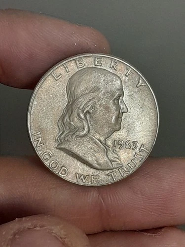 1963- D Franklin Half Dollar #10