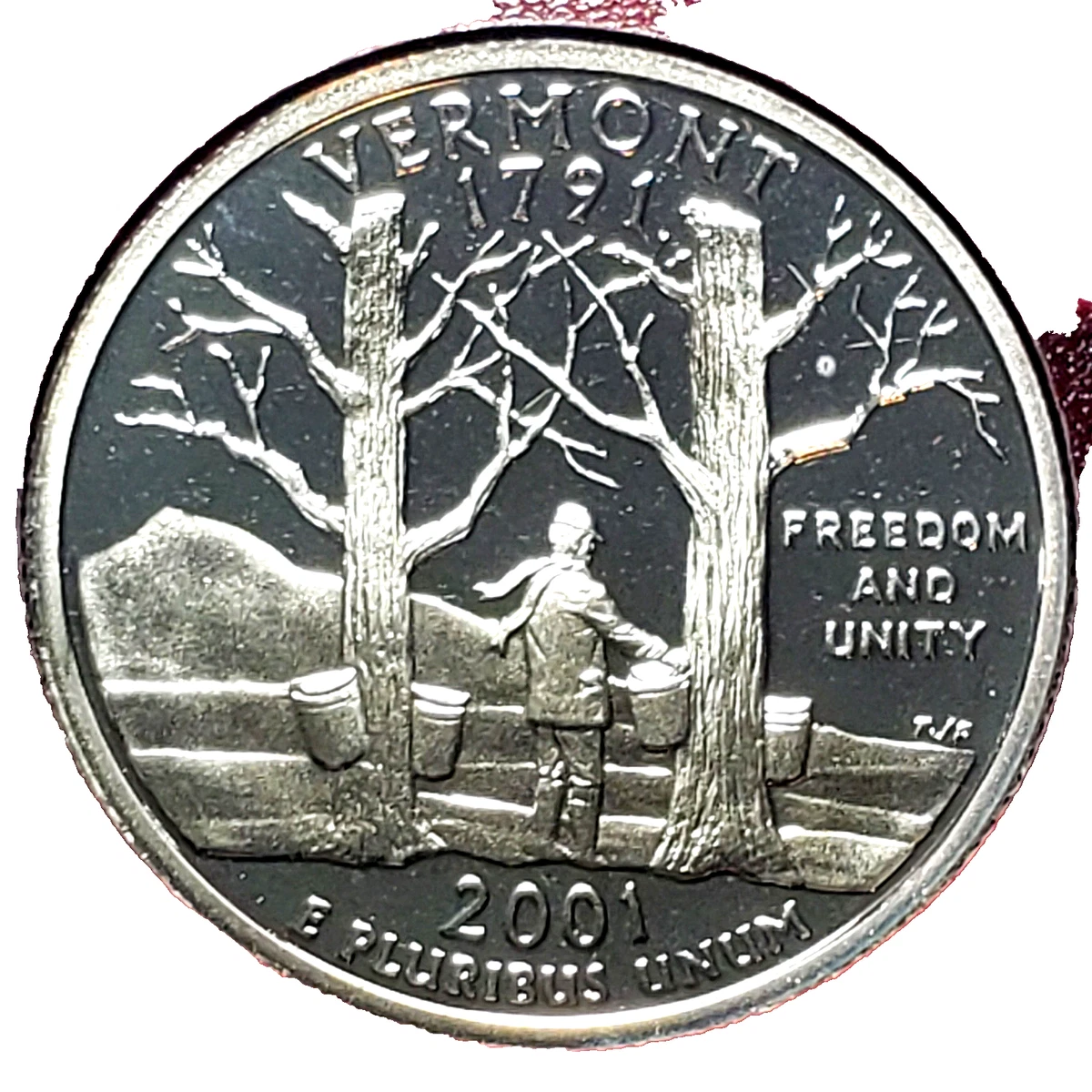 2001-S Gem Proof Silver VERMONT State Quarter | eBay