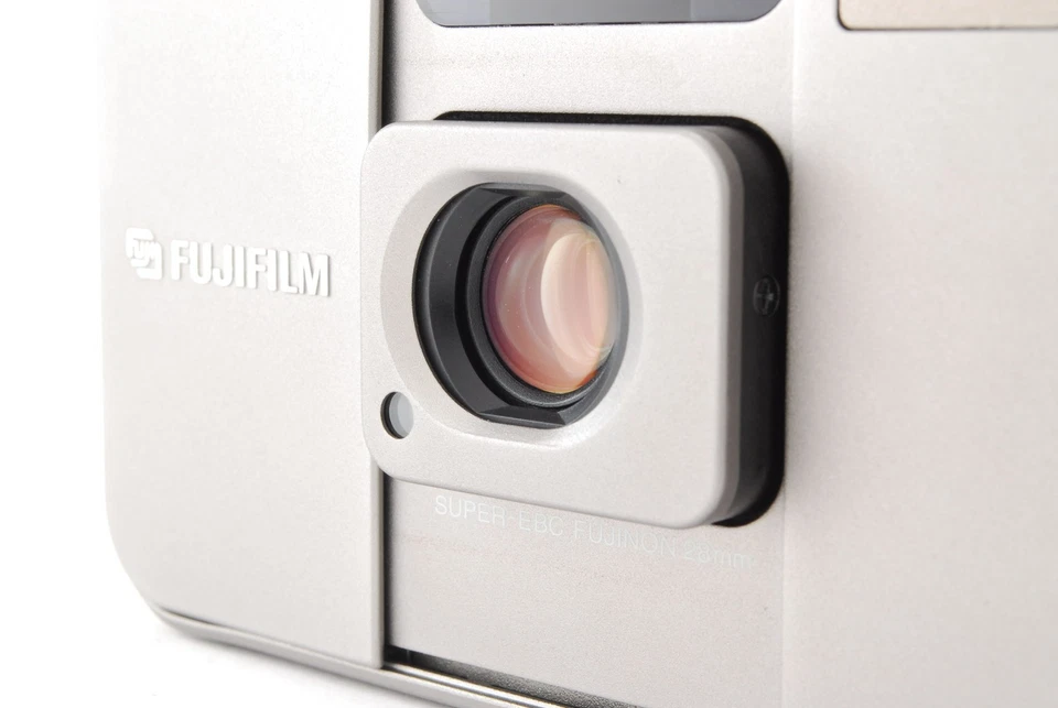 [ NEAR MINT ] Fuji Fujifilm Cardia Mini Tiara 35mm Silver Film Camera JAPAN #58 - Image 2 of 4
