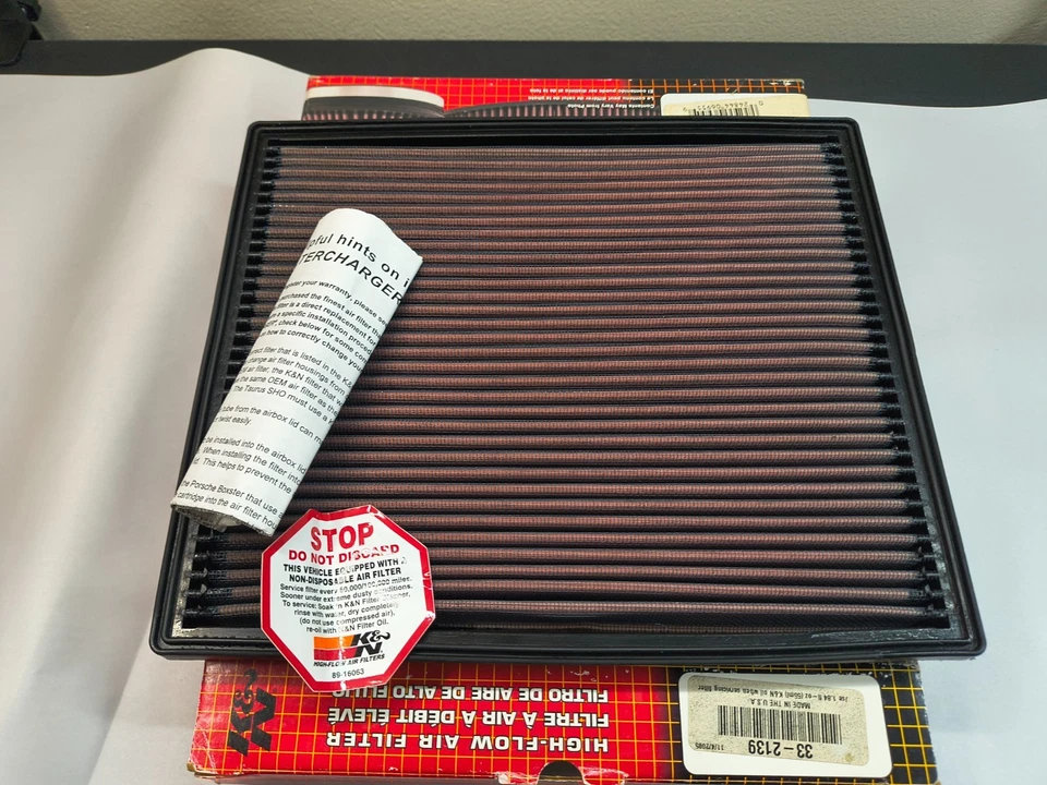 Filtro de aire deportivo K&N 33-2139 Jeep Grand Cherokee 1999-2005 Grand Cherokee II Foto 4 de 4