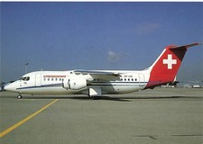 alte AK Crossair BAe 146-200 Flugzeug ungelau...