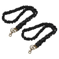 FüR Scrunchie Lehrer Lanyards, 2Er Pack Id-Halter, Schwarz