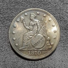 1870 Dollar United States Seated Liberty US Coin KM#100