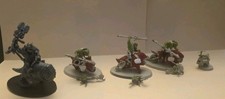 Warhammer 40K Orks Squighog Boyz Partially Painted Ork See Description