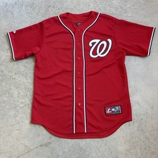 Majestic Washington Nationals MLB Drew Storen Jersey #22 Red Sewn Size Large