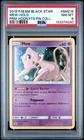2019 POKEMON SM BLACK STAR PROMO HIDDEN FATES PIN COLL #SM215 MEW-HOLO PSA 8