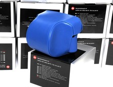 Leica M a la carte Ever ready case, box calf blue 14865 M6/M7/MP