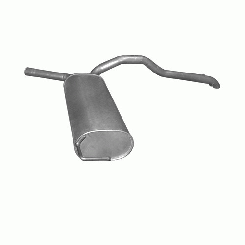 Silencieux arriere en acier aluminise durable pour Primastar 1.9 D