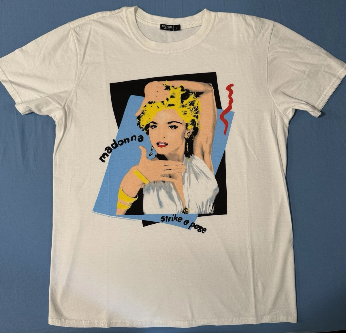 Madonna Short Sleeve White Shirts for Men for sale | eBay