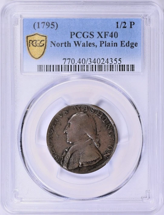 US Colonial Coins North Wales Halfpenny 1795 Year for sale | eBay
