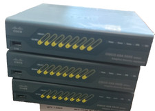 Lot Of 3 CISCO ASA5505-SECURITY FIREWALL. Encryption, No Power Adapter