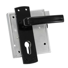 Aufschraub Kastenschloss Profilzylinder 60/55 DIN L/R 2-tourig schließende Falle