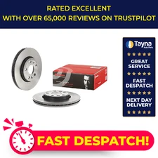 2x Brake Discs Pair Vented fits RENAULT KANGOO 1.6 Front 2008 on 280mm Set New