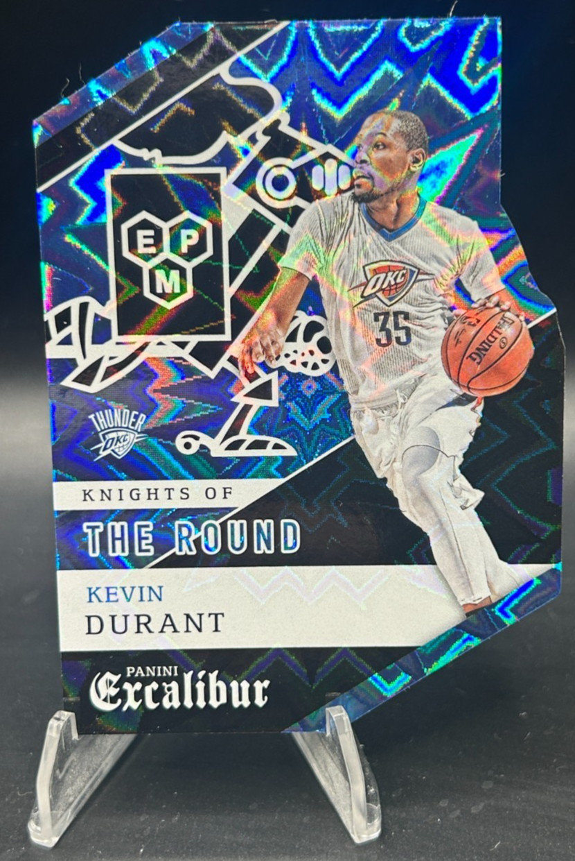 2015-16 Panini Excalibur Kevin Durant Knights of The Round #18 Case Hit SSP