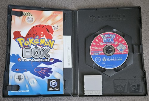 Pokemon Box Ruby Sapphire Nintendo GameCube UK PAL Fully Complete In Box - Picture 9 of 22