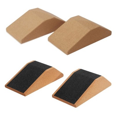 2Pcs Ankle Knee Leg Stretcher Inclines Ramp for Heel Elevated Squat Slants Board