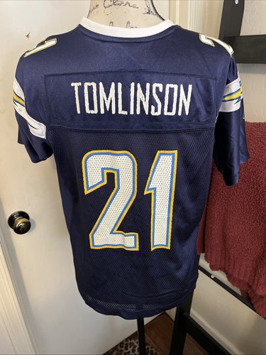 San Diego Chargers Laidanian Tomlinson Reebok Mesh Jersey Womens Blue Large NFL - Picture 3 of 9