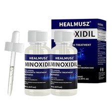 2 Bottles Minoxidil 5 Extra Strength Men Hair Regrowth Solution, 2 Month Supply