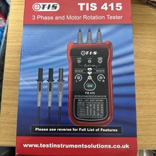 TIS 415 3 Phase And Motor Rotation Tester 