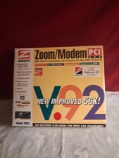 ZOOM 56k V.92 PCI Fax Modem Model 3025 BRAND NEW Windows XP, Me, 2000, 98, 95