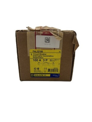 Square D FAL32100 Bolt-on Circuit Breaker 100A 3-Pole 240VAC