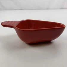 Vintage Ceramic Measuring Scoop, Red, The Cellar For Macys. M