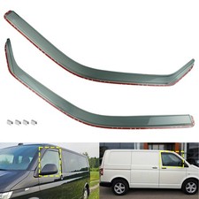 2x Regenabweiser Windschutz Windabweiser für VW T5 T6 T6.1 Van 2003-2024 2-Tür