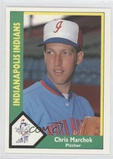 1990 CMC AAA Indianapolis Indians Green Back Chris Marchok #5