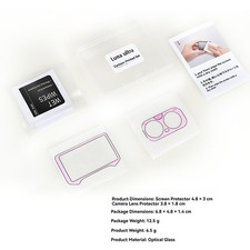 High-Definition Tempered Glass Screen Protector Lens for Insta360 Luna Ultra
