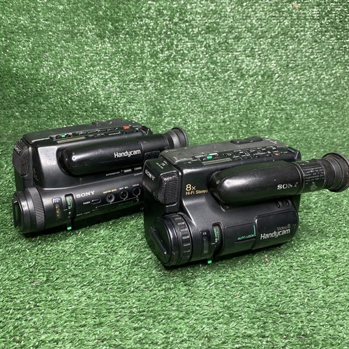 SONY HANDYCAM VIDEO 8 CCD-TR75 & CCD-TR5 CAMERA LOT - UNTESTED - Picture 1 of 11
