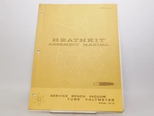 Heathkit Manual Service Vacuum Tube Voltmeter IM-13 w/ Schematics (original)