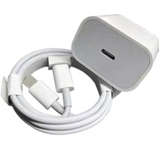 20w Wall Charger with 2 Type C to C Cables NEW 