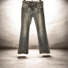 Grace in LA Bootcut Denim Jeans with Embellished Pockets