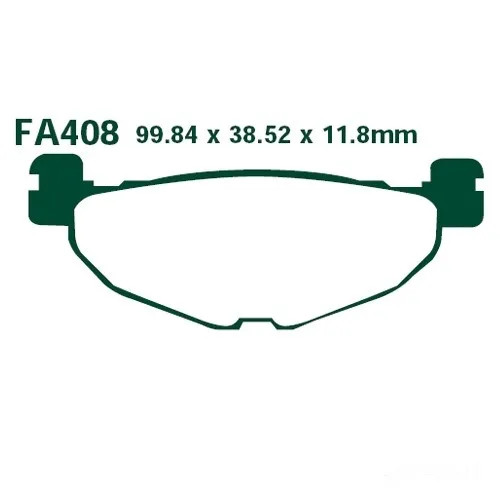 Bremsbelag BremsbeläGe EBC SFA408HH Hinten FüR Yamaha XP 500 SV A Tmax ABS 2011-image
