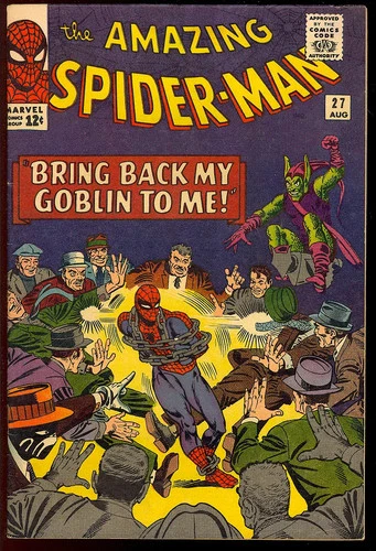 Amazing Spider-Man #27 (Piece Clipped from Letters Page) Marvel Comic 1965 FN*