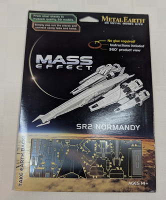 Metal Earth Mass Effect - 3D Metal Model Kit - SR2 Normandy - Brand New! BioWare