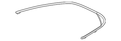 Genuine Toyota Upper Front Door Molding (RH) side 75753-06221 | eBay