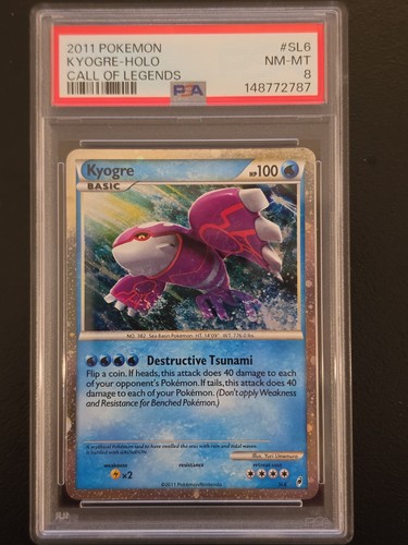 Kyogre graded PSA 8 for sale on eBay