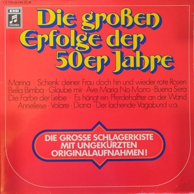 Various - Die Grossen Erfolge Der 50er Jahre - 2xLP Comp Gat