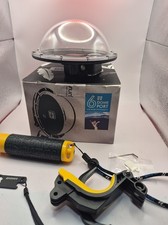 Telesin 6" Dome Port Waterproof Housing Case with Handle for GoPro HERO 5 Under