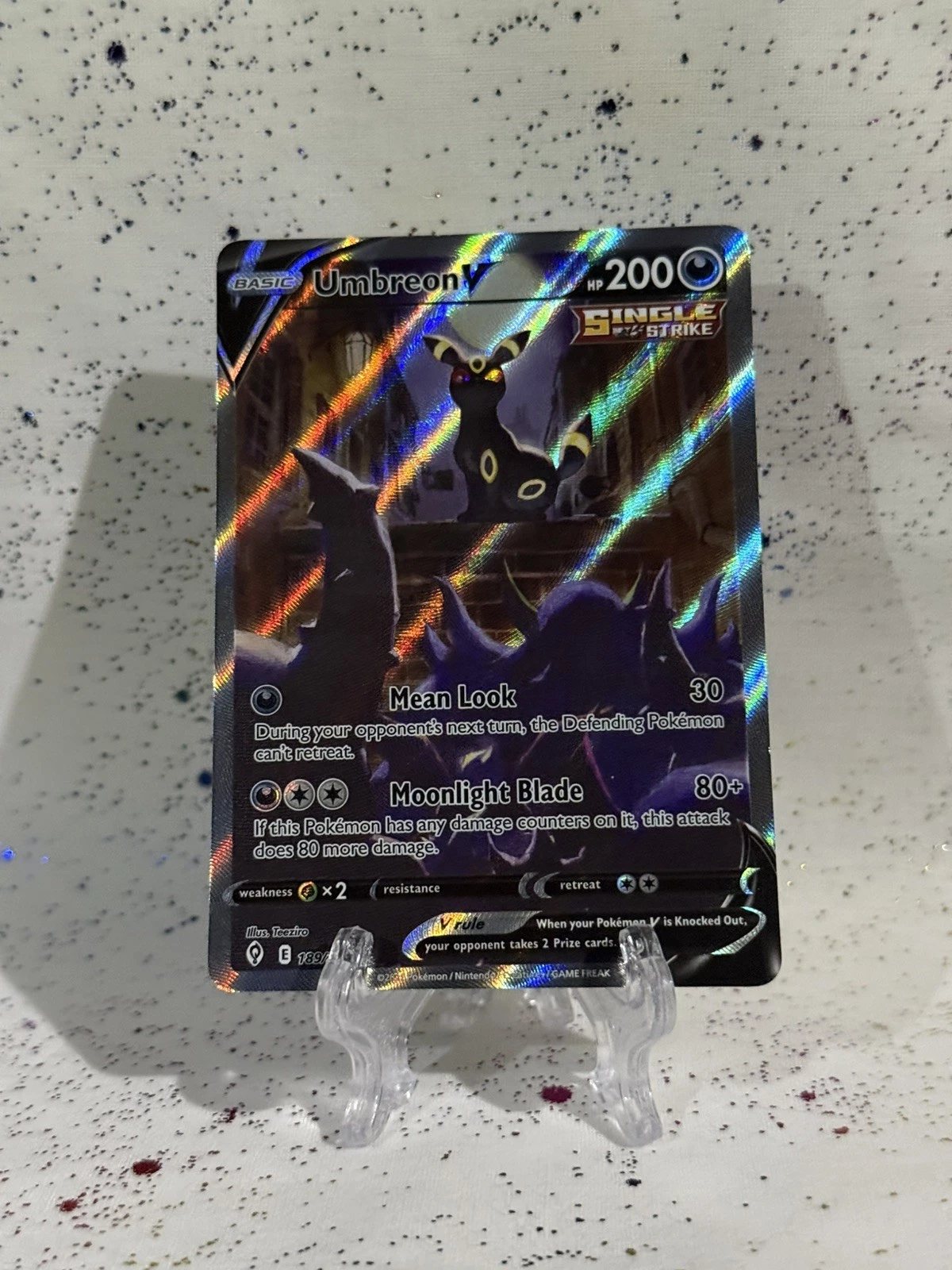 Umbreon V - Evolving Skies #189 Price & Value ($381.59) | PokeScope
