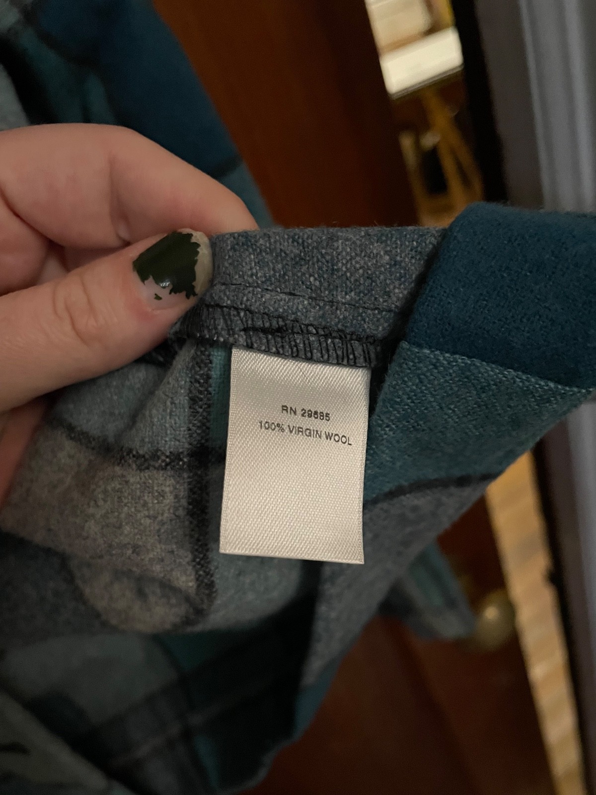 Pendleton 100% Wool Flannel Button Down. Small-Pe… - image 3