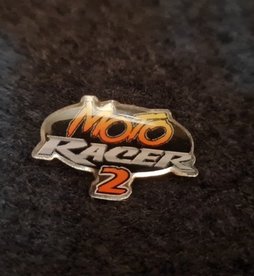 Moto Racer 2 Pin Badge PC Game Game Promo 1.6gr. 2.2x1.4cm Very Good PS1 