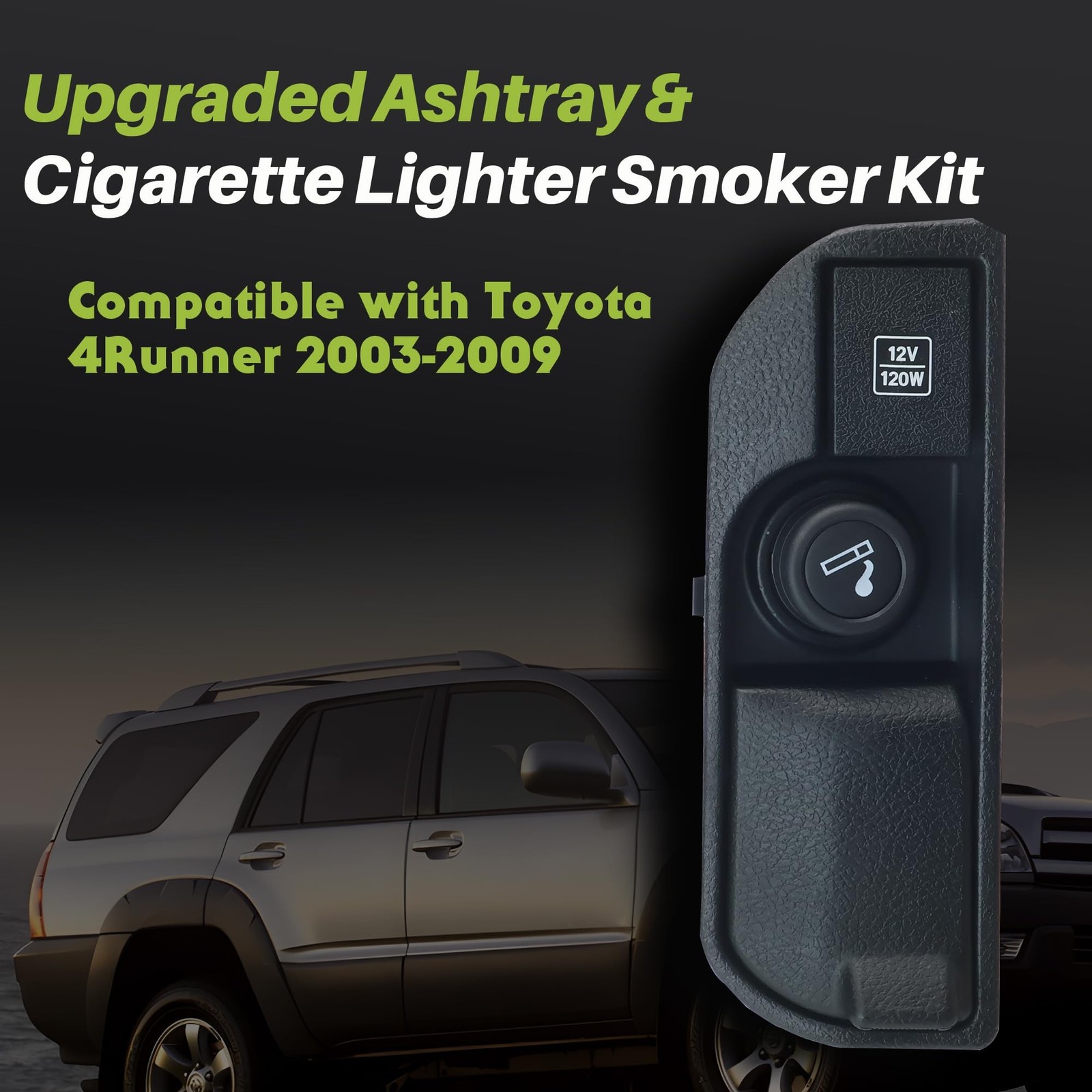 74110-35010-B0 Ashtray & Cigarette Lighter Smoker Kit Center Console Compatib...