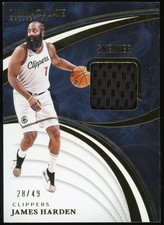 2024 Immaculate James Harden Sneaker Mem Relic /49 #SS-JMS Clippers