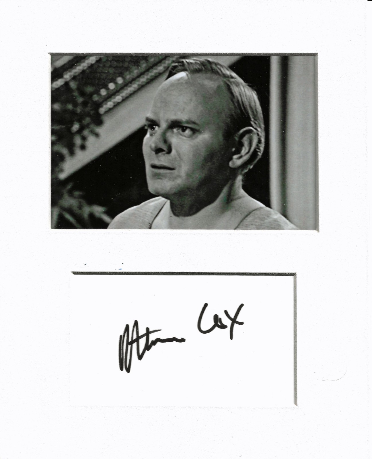 Arthur Cox doctor who signed genuine authentic autograph signature UACC RD COA