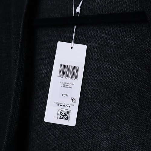 EILEEN FISHER NEW Organic Linen Cropped Cardigan Seaweed Casual Women's M - Picture 6 of 10